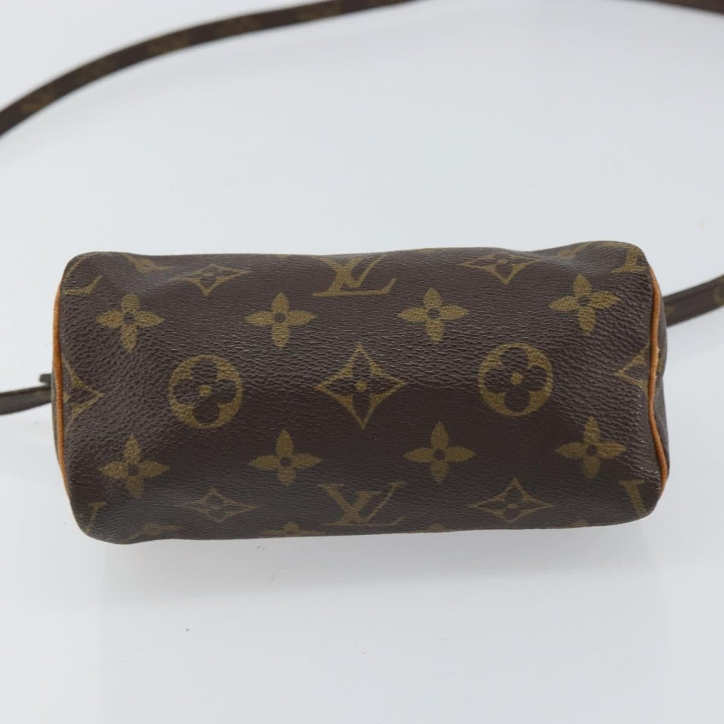 Louis Vuitton Speedy Mini Hl Handbag Monogram Canvas Brown Canvas Handbag