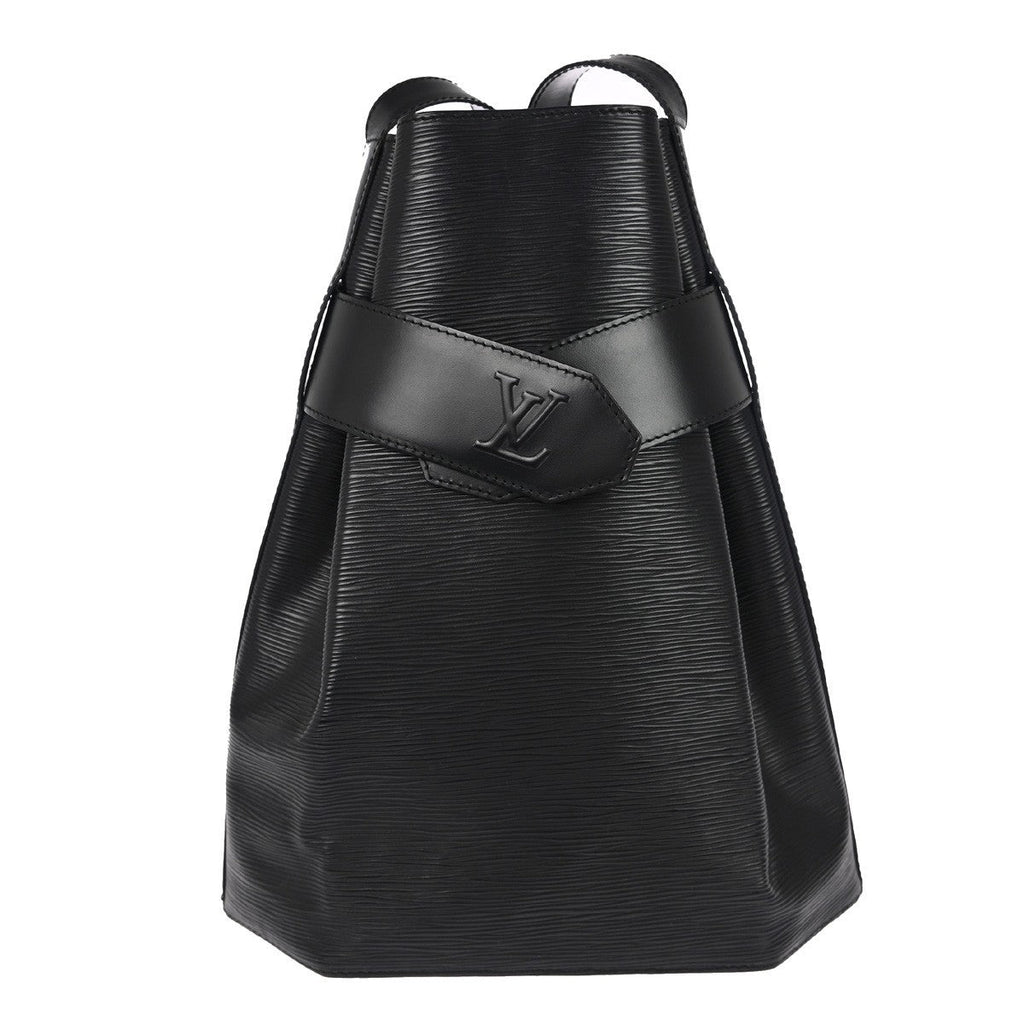 Louis Vuitton Vintage Sac D'epaule Handbag Epi Leather Black Leather Shoulder Bag