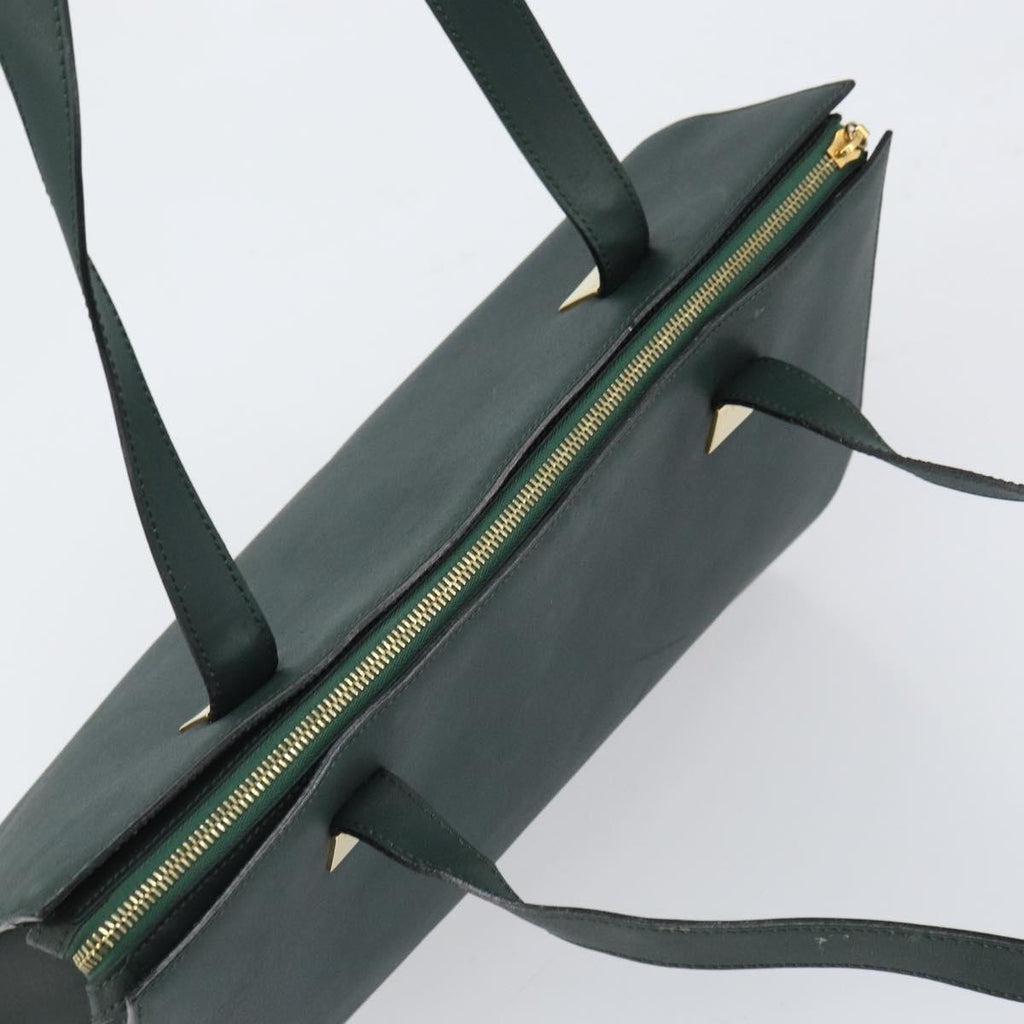 Celine Tote Bag Leather Green Leather Tote Bag Bag