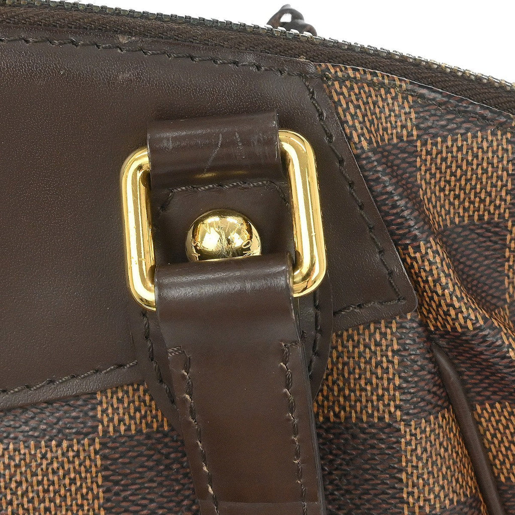 Louis Vuitton Verona Handbag Damier Brown Canvas Handbag