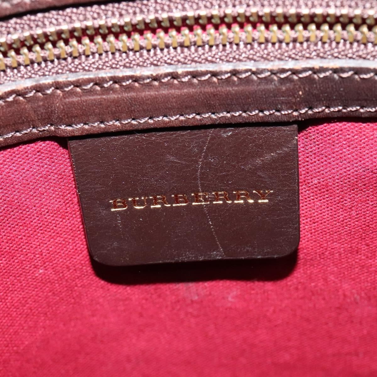 Burberry Nova Check Shoulder Bag Canvas Beige Canvas Shoulder Bag