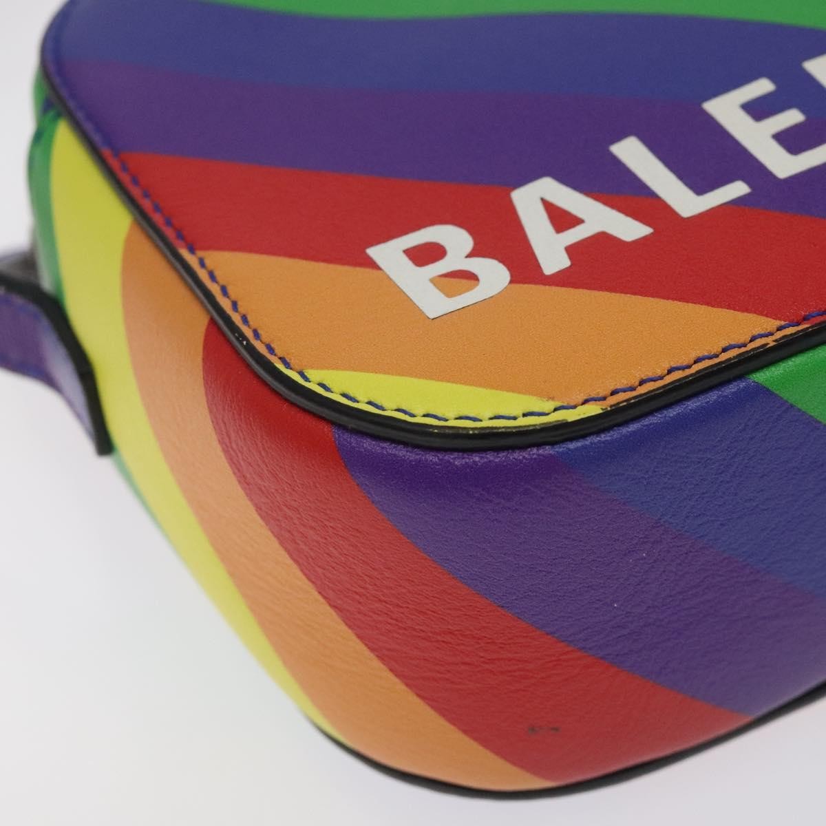 Balenciaga Everyday Camera Bag Printed Leather Multicolour Leather Shoulder Bag