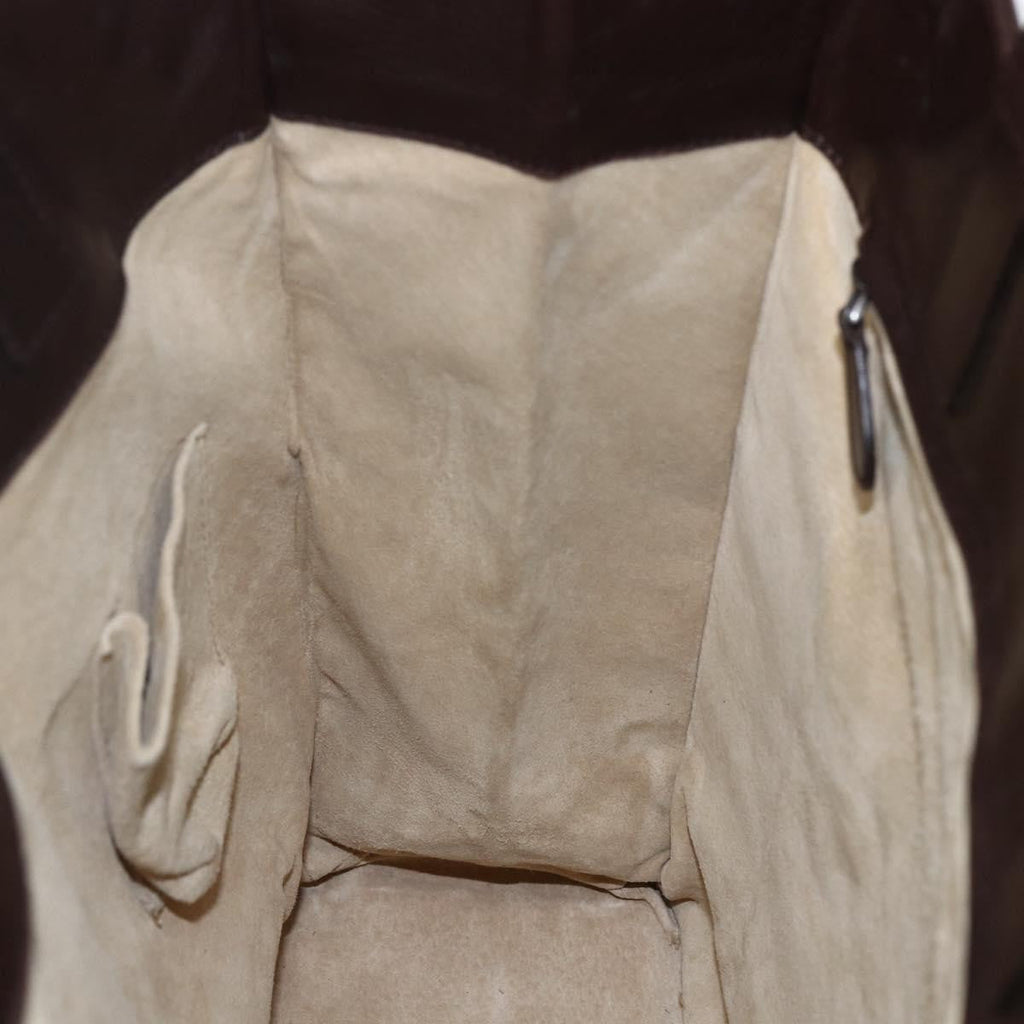 Bottega Veneta Intrecciato Handbag Leather Brown Leather Handbag