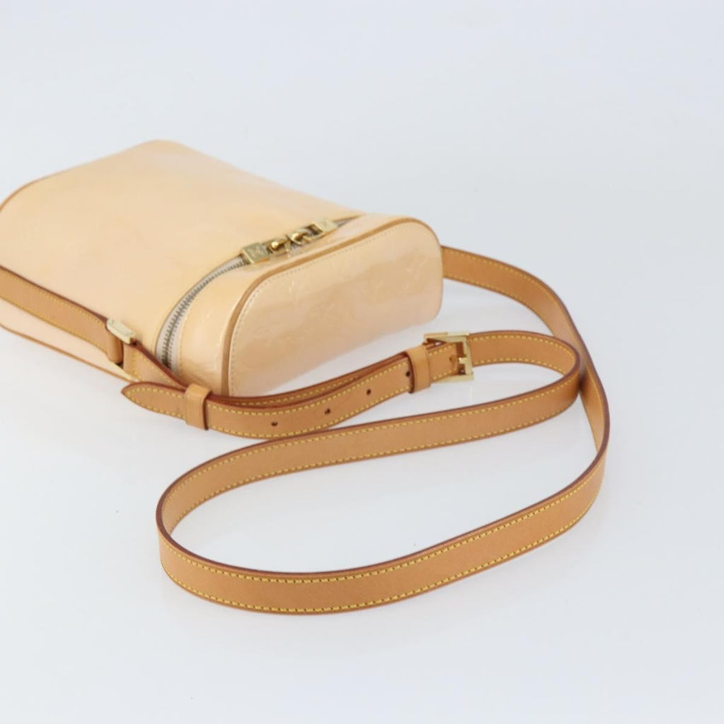 Louis Vuitton Sullivan Handbag Monogram Vernis Pink Patent_Leather Shoulder Bag