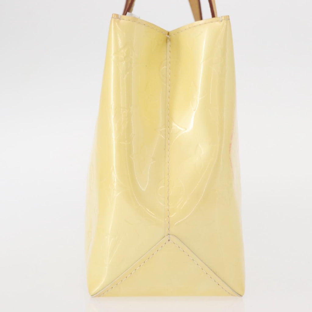 Louis Vuitton Reade Handbag Monogram Vernis Beige Patent_Leather Tote Bag