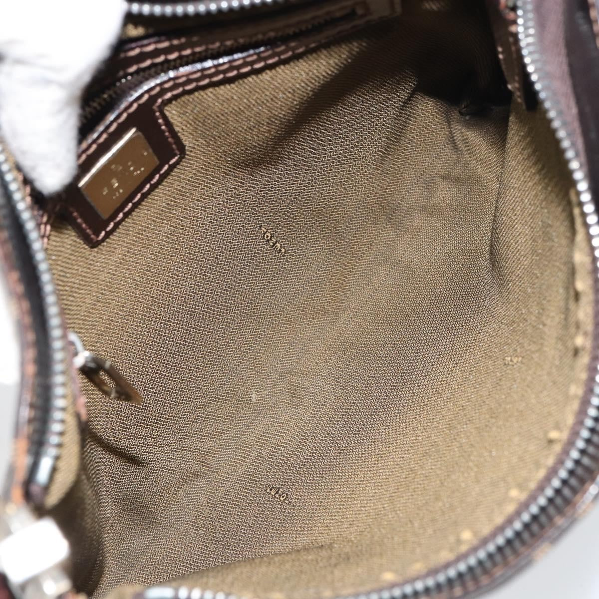 Fendi Vintage Shoulderbag Canvas Brown Canvas Shoulder Bag Bag