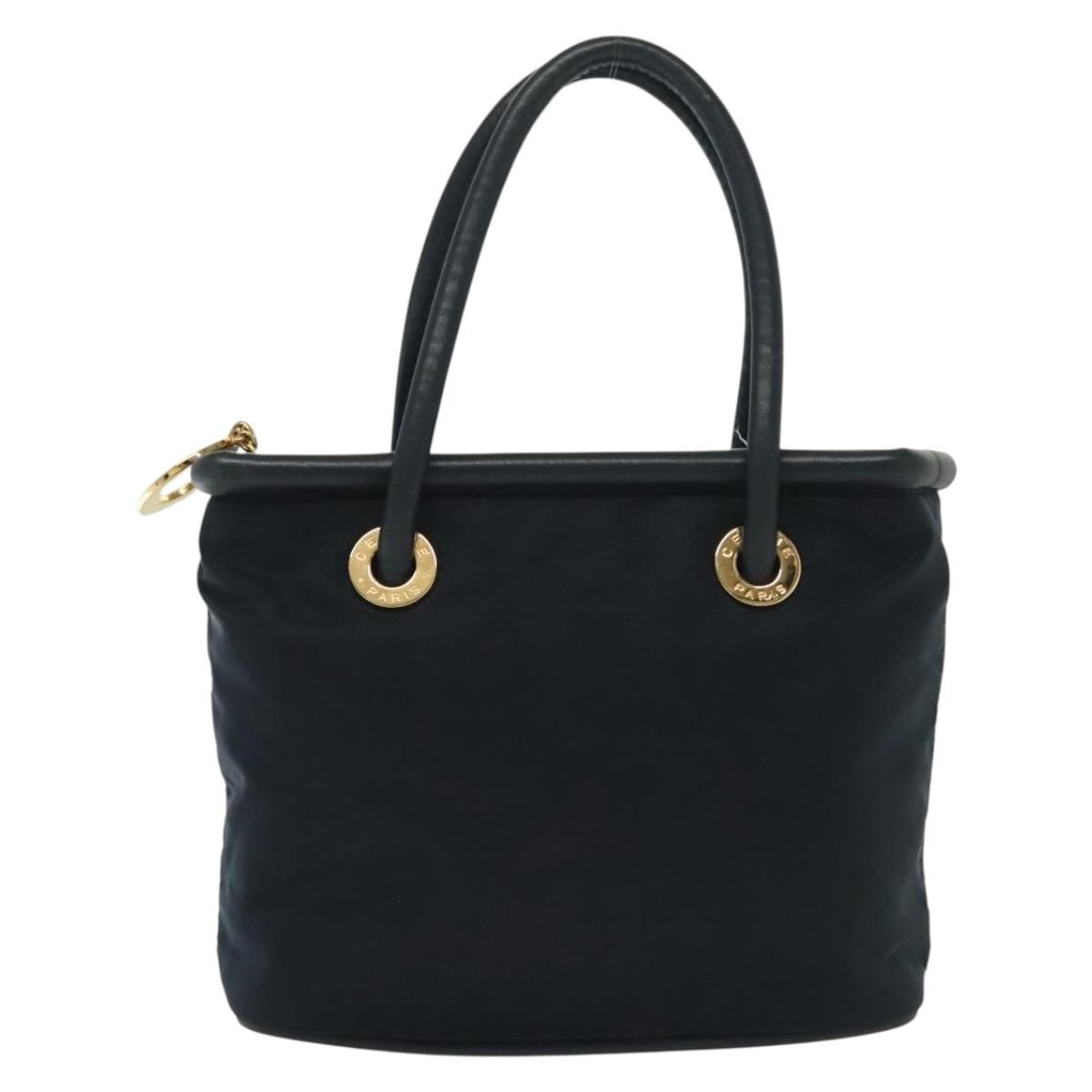 Celine Handbag Nylon Navy Nylon Handbag