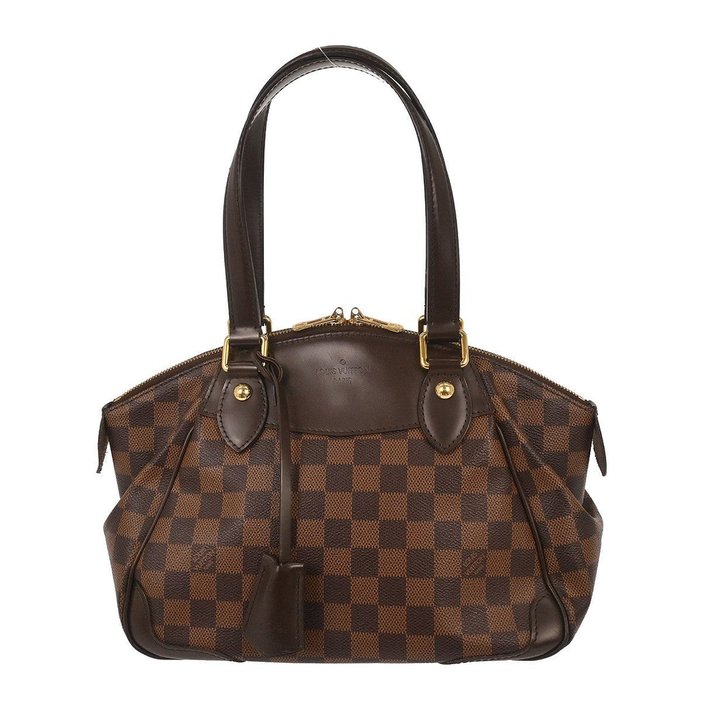 Louis Vuitton Verona Handbag Damier Brown Canvas Handbag