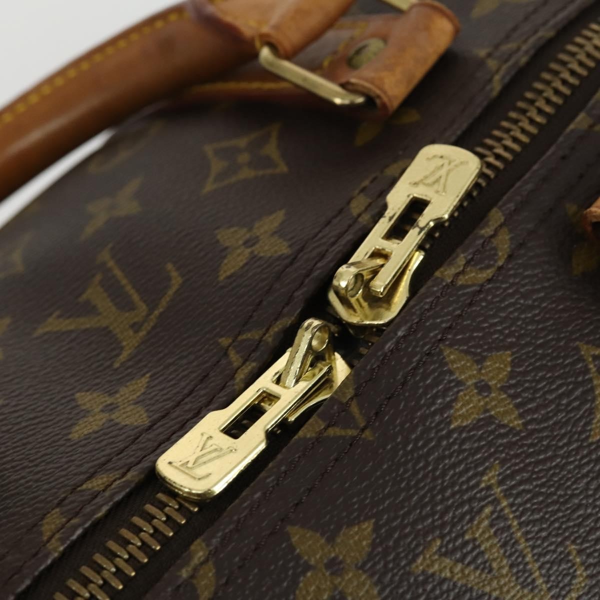 Louis Vuitton Keepall Bag Monogram Canvas Brown Canvas Travel Bag