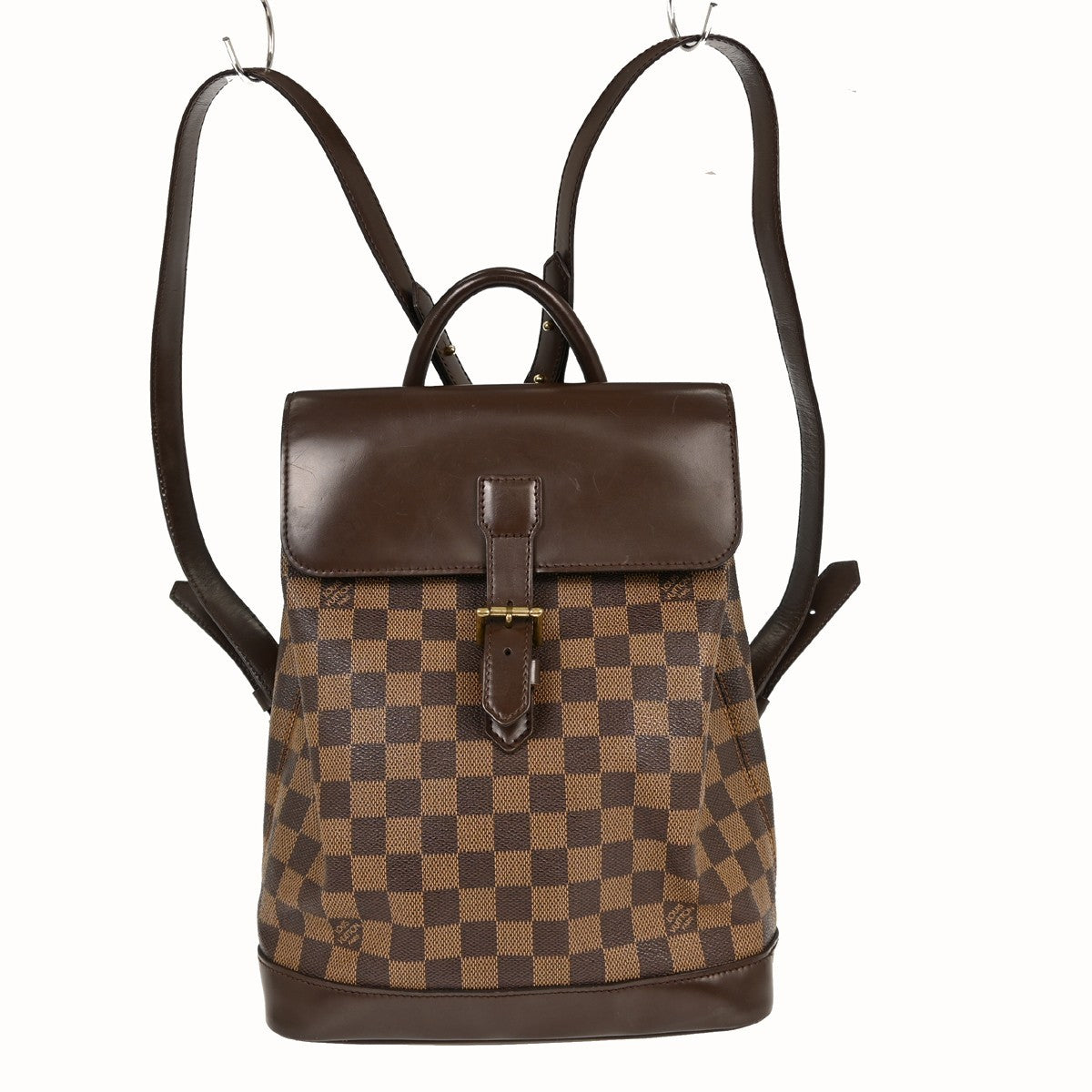 Louis Vuitton Soho Backpack Damier Brown Canvas Backpack Bag