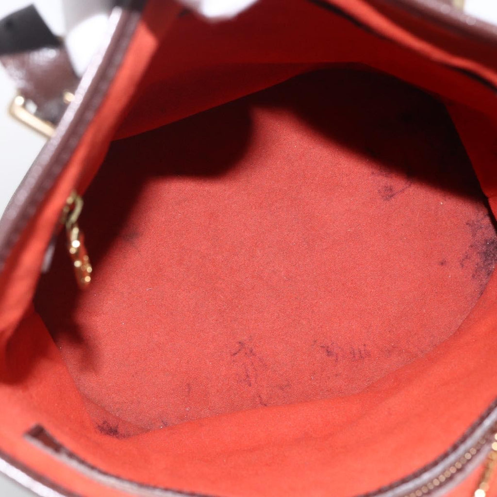 Louis Vuitton Marais Bucket Bag Damier Brown Canvas Shoulder Bag
