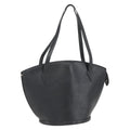 Louis Vuitton Saint Jacques Handbag Epi Leather Black Leather Handbag