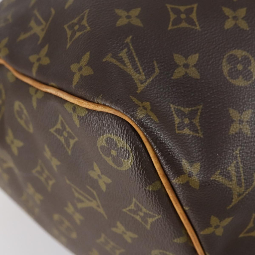 Louis Vuitton Keepall Bag Monogram Canvas Brown Canvas Travel Bag
