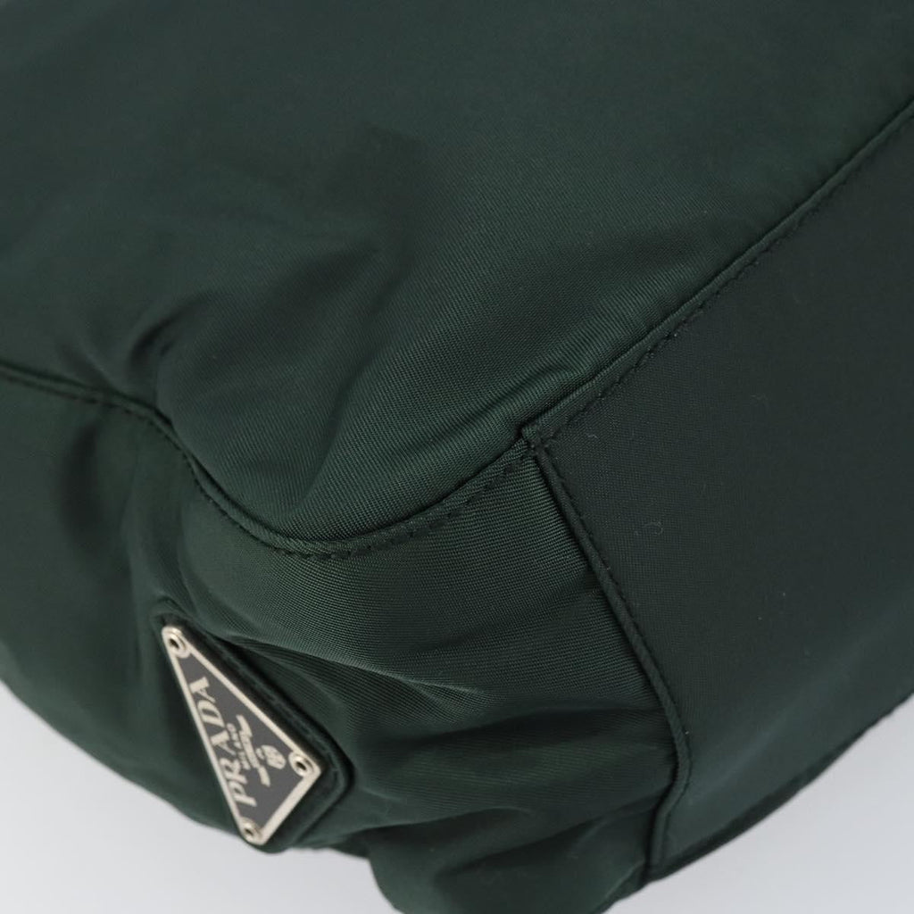 Prada Vintage Tote Tessuto Khaki Nylon Tote Bag Bag