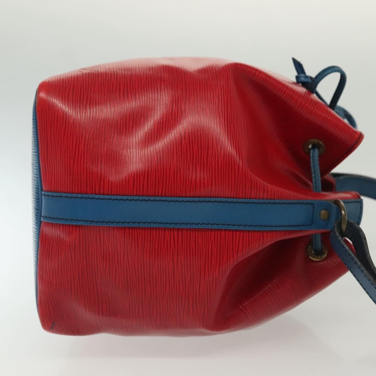 Louis Vuitton Petit Noe Handbag Epi Leather Red Leather Shoulder Bag