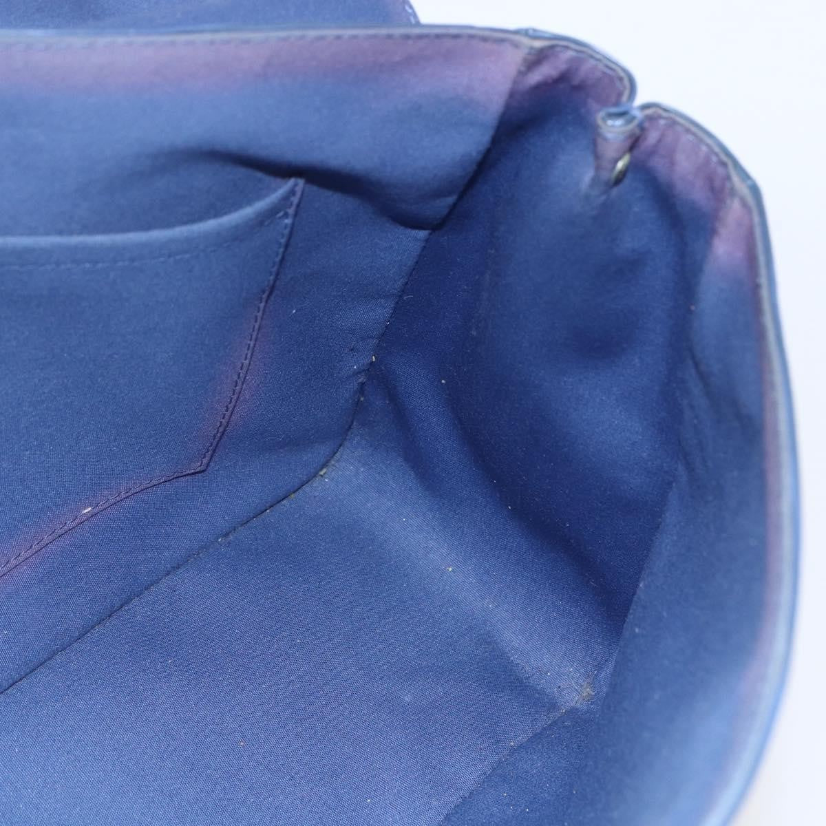 Louis Vuitton Segur Handbag Epi Leather Blue Leather Handbag