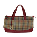 Burberry Nova Check Handbag Nova Check Canvas Beige Canvas Handbag