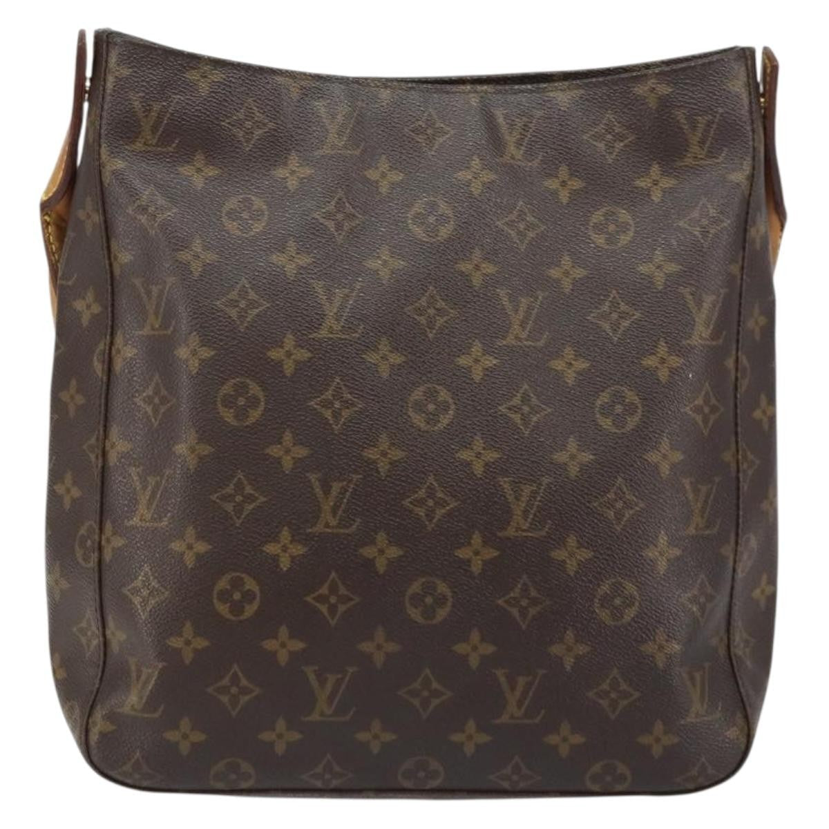 Louis Vuitton Monogram Looping Handbag Monogram Canvas Brown Canvas Shoulder Bag
