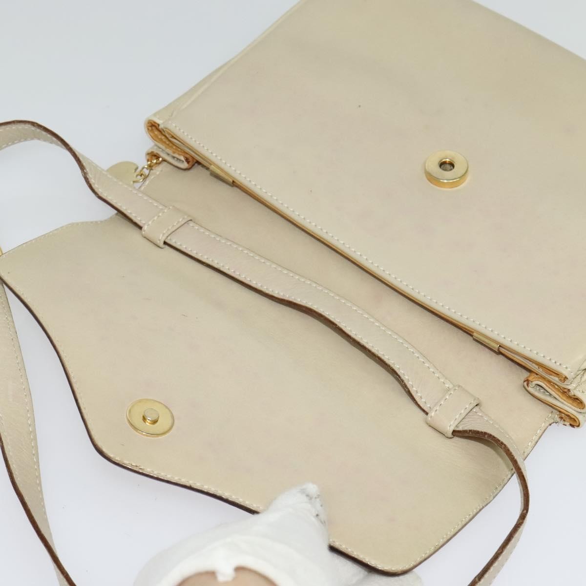 Celine Shoulder Bag Leather Beige Leather Shoulder Bag Bag