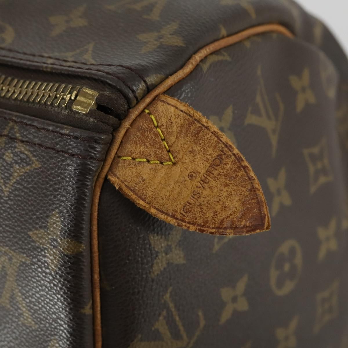 Louis Vuitton Keepall Bag Monogram Canvas Brown Canvas Travel Bag