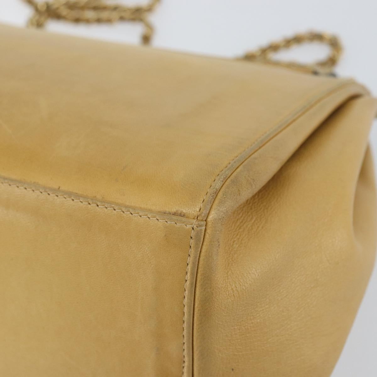 Chanel Chocolate Bar Accordion Reissue Flap Bag Quilted Lambskin Beige Leather Shoulder Bag Bag
