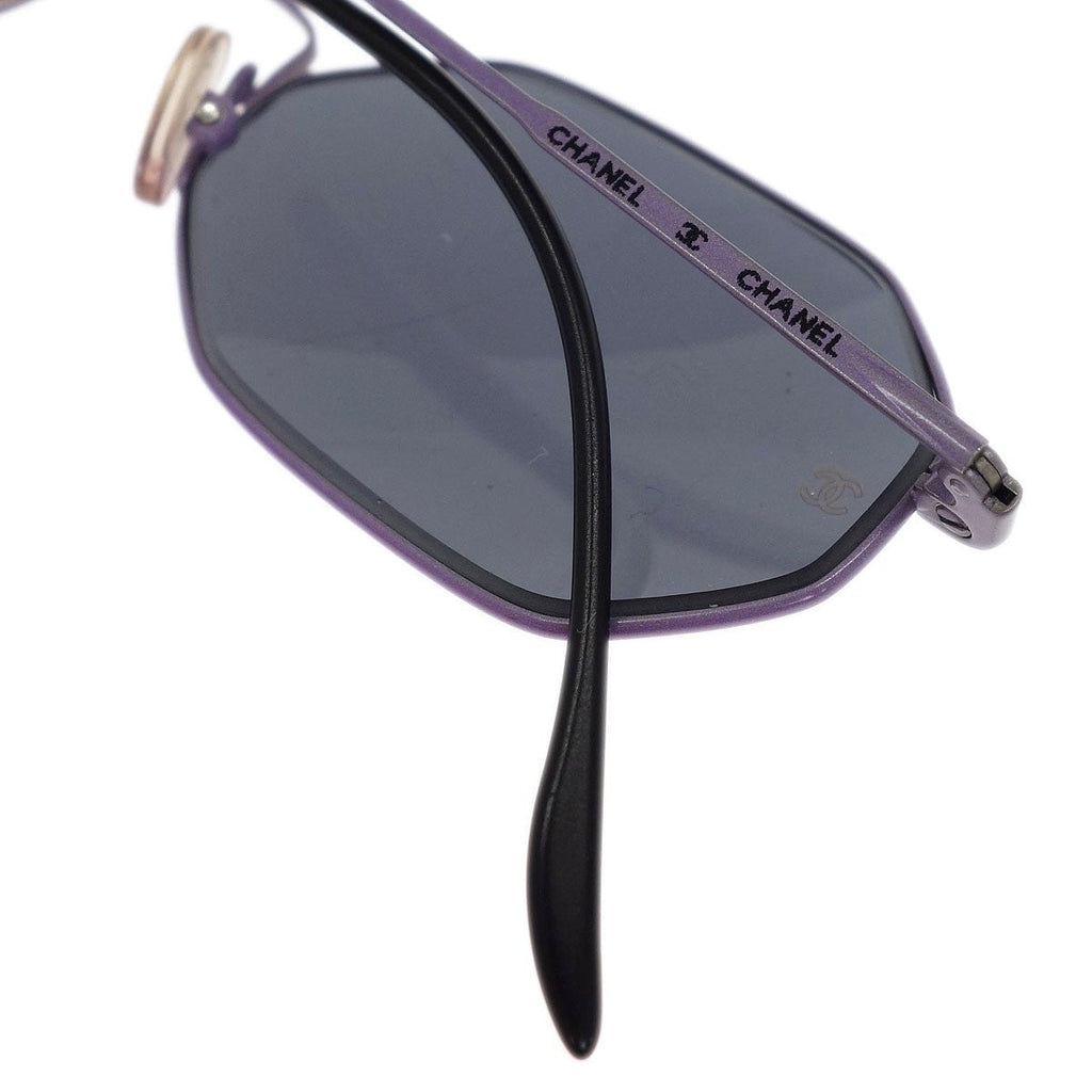 Chanel Chanel Logo Sunglasses Eye Wear Plastic Black Plastic Sunglasse Accessory