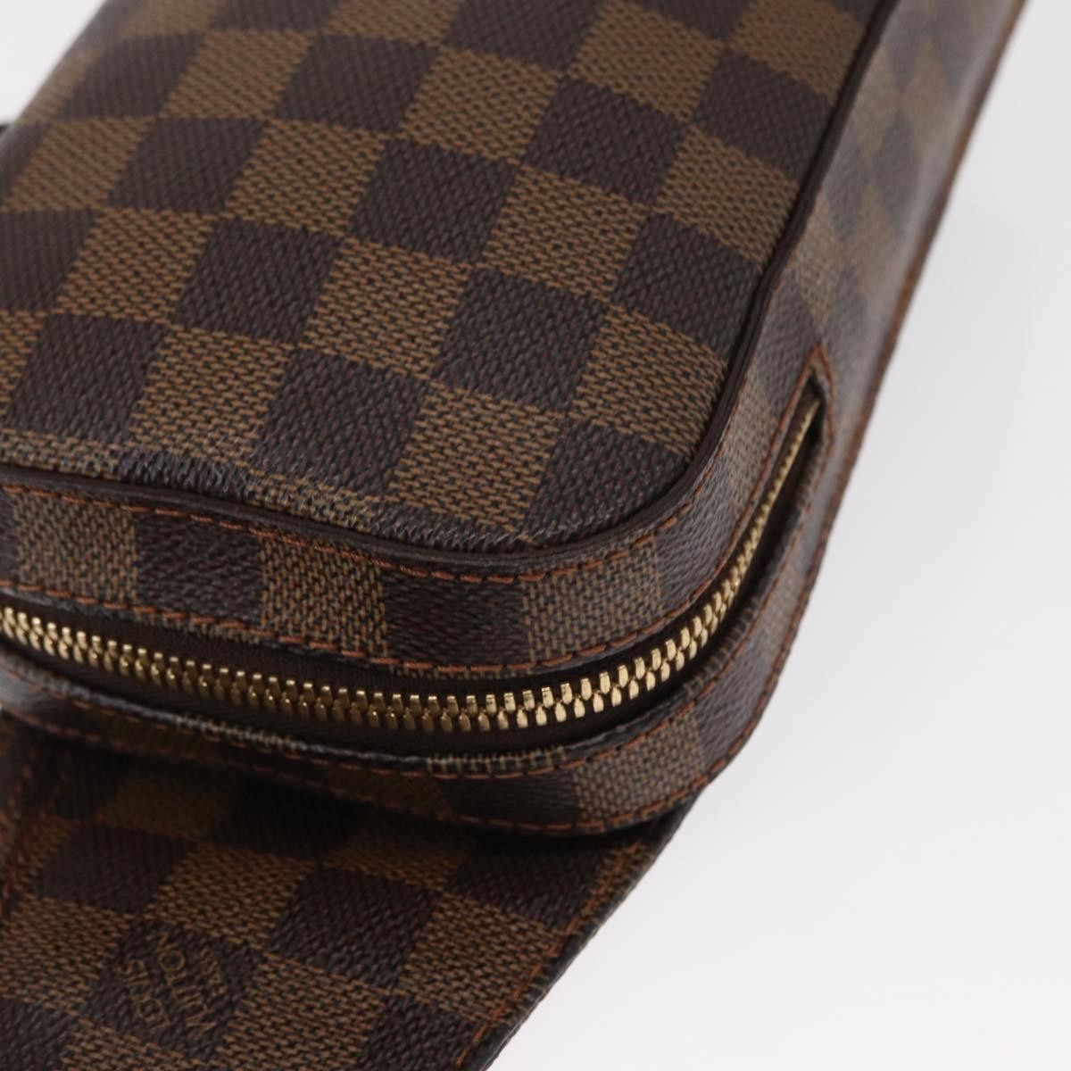 Louis Vuitton Geronimos Waist Bag Damier Brown Canvas Shoulder Bag