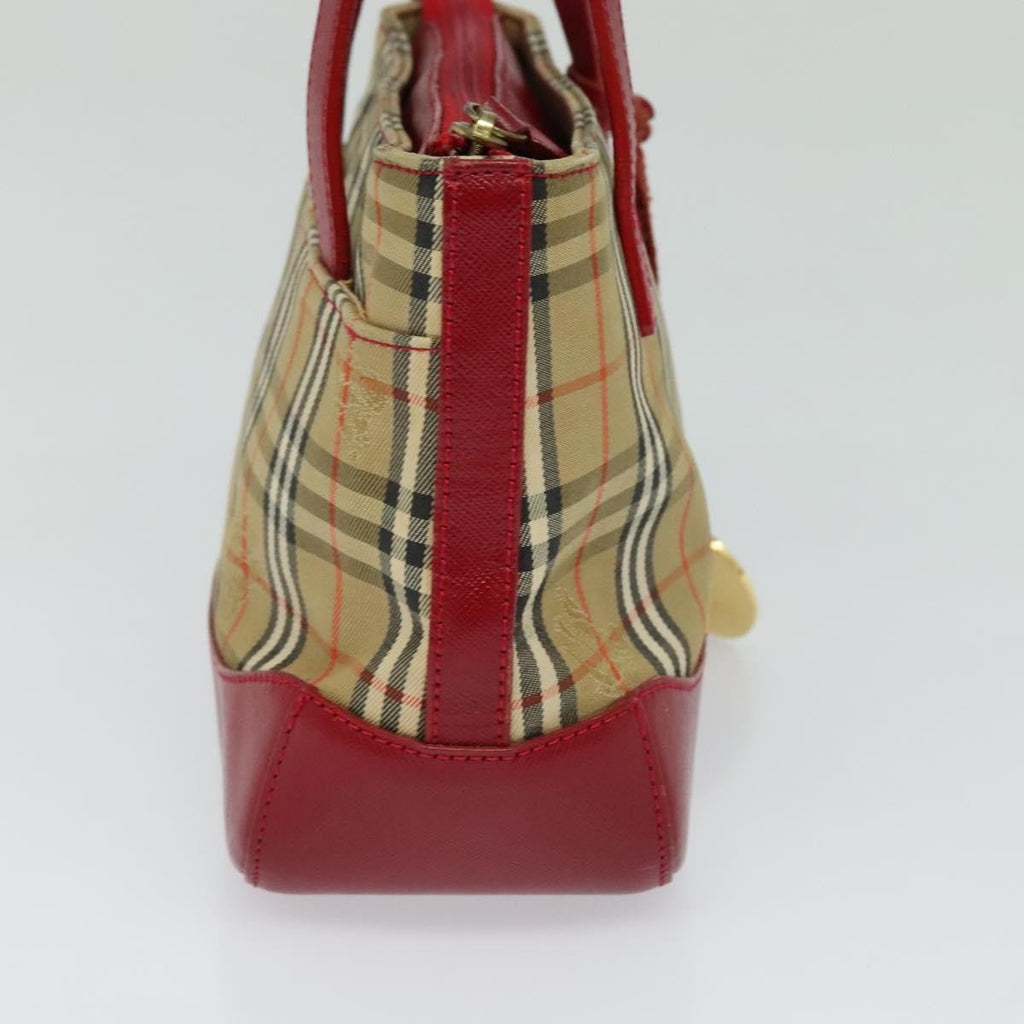 Burberry Nova Check Handbag Nova Check Canvas And Leather Beige Canvas Handbag