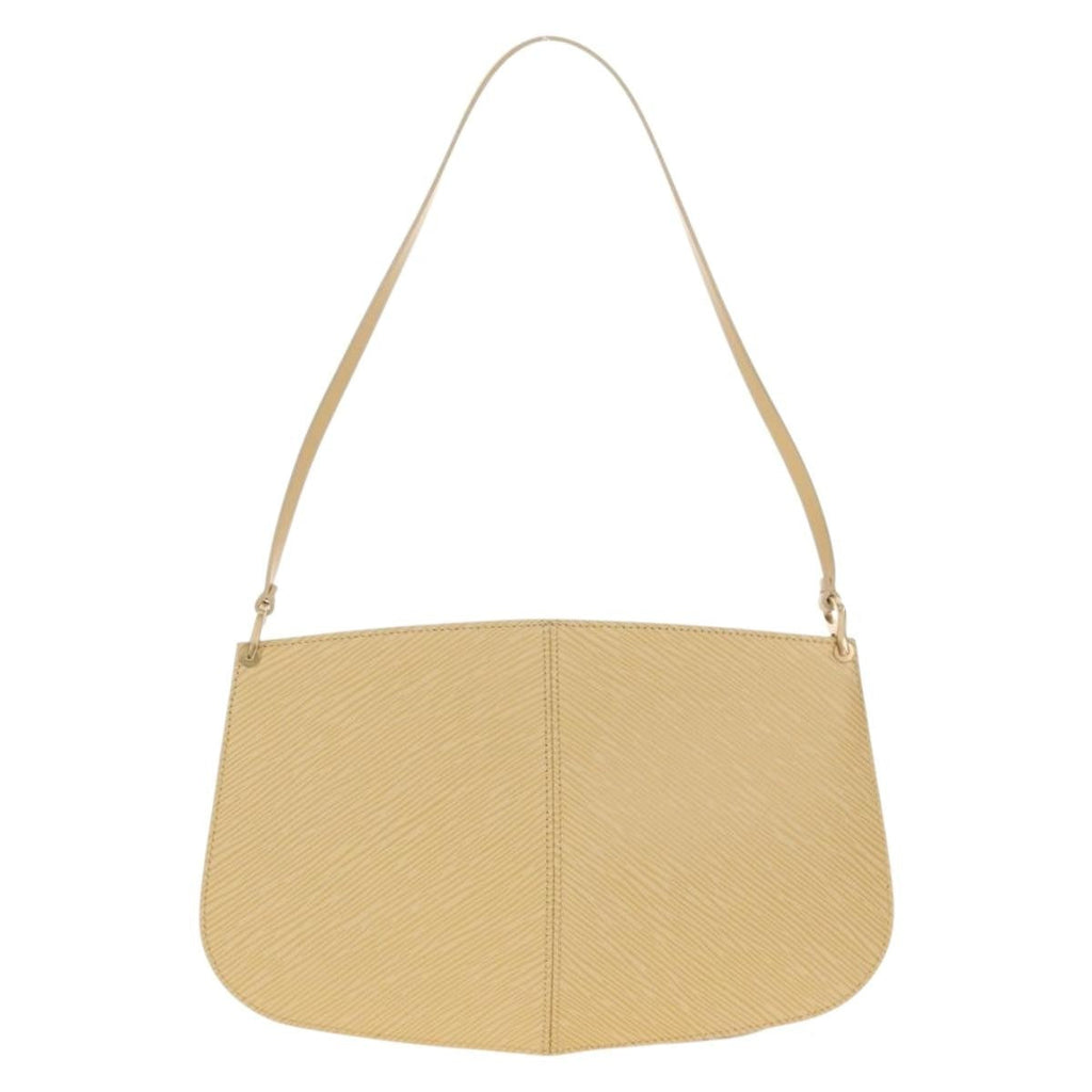 Louis Vuitton Demi Lune Pochette Epi Leather Beige Leather Clutche & Pouche Bag