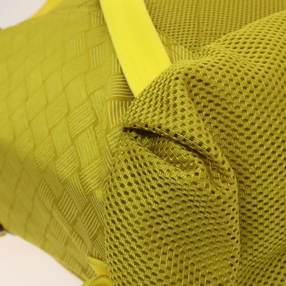 Bottega Veneta Vintage Backpack Nylon Yellow Nylon Backpack Bag