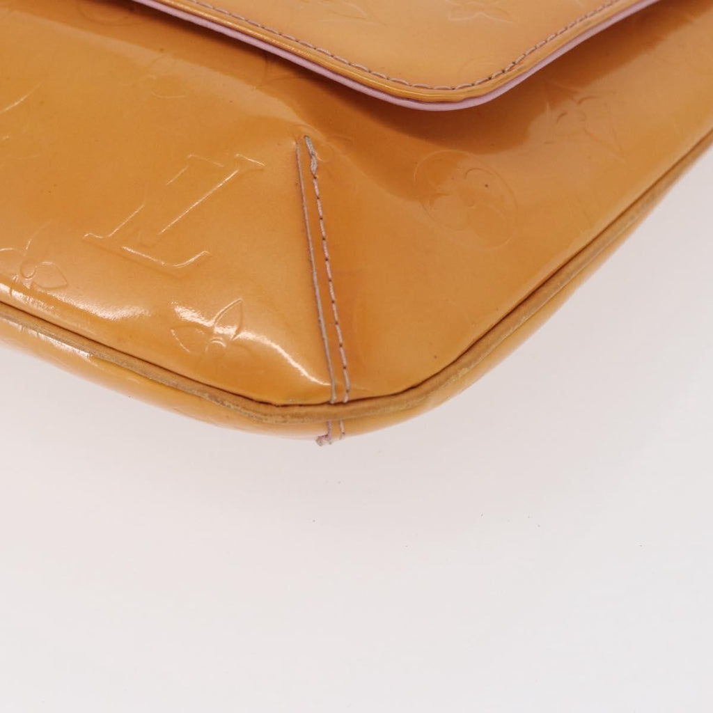 Louis Vuitton Thompson Street Handbag Monogram Vernis Yellow Patent_Leather Shoulder Bag