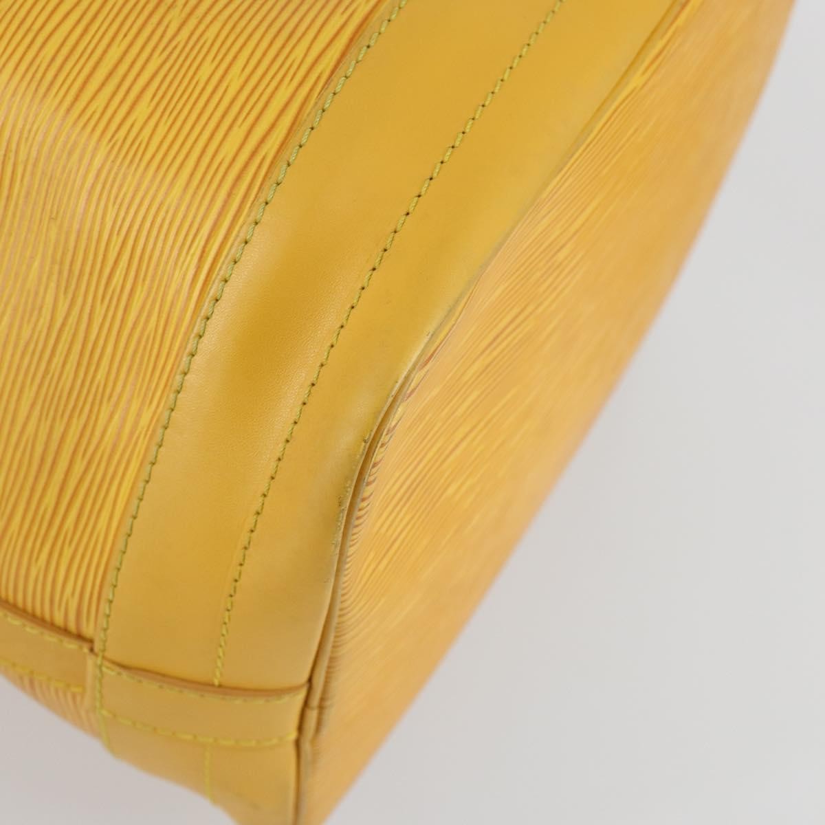 Louis Vuitton Noe Handbag Epi Leather Yellow Leather Shoulder Bag