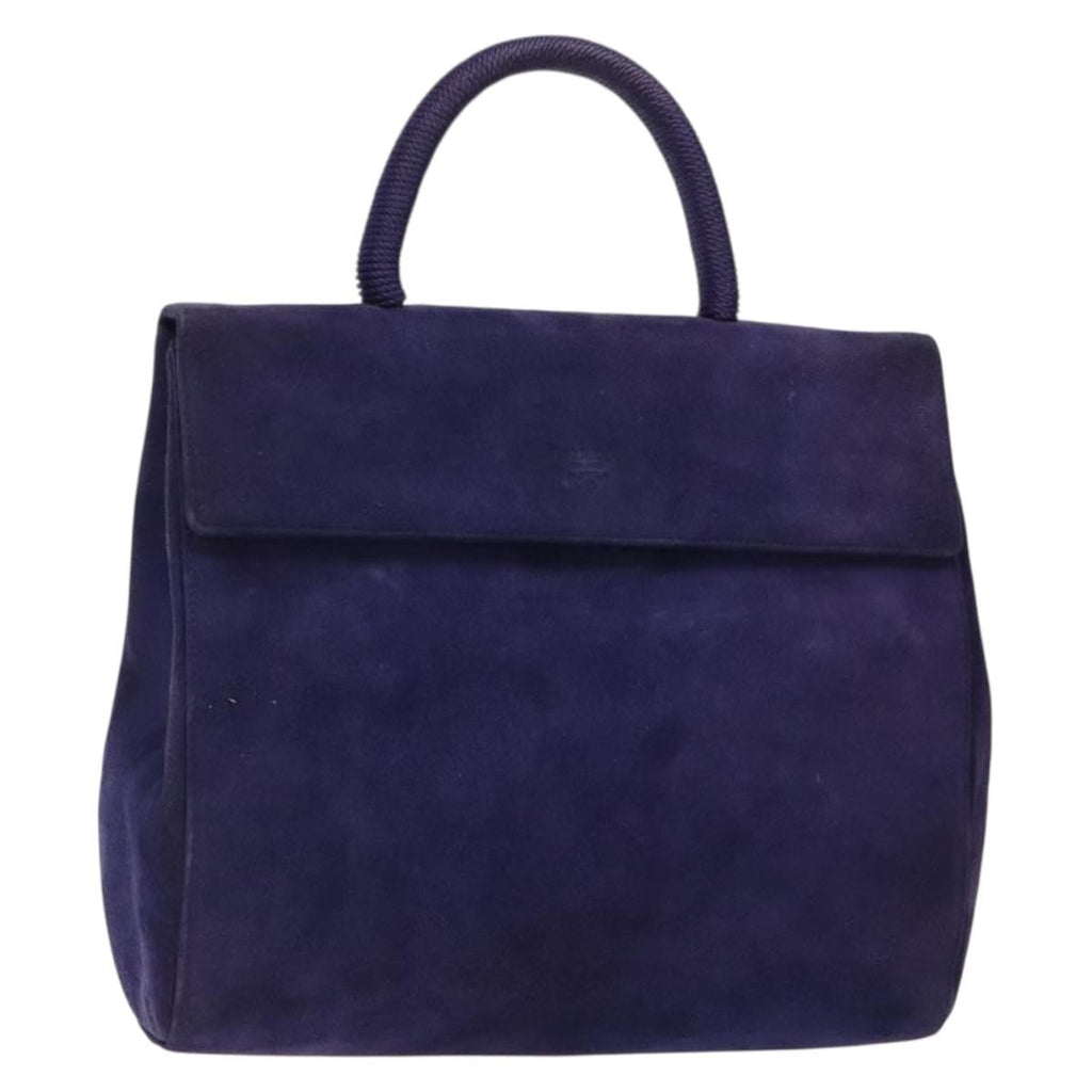 Prada Vintage Handbag Suede Purple Suede Handbag