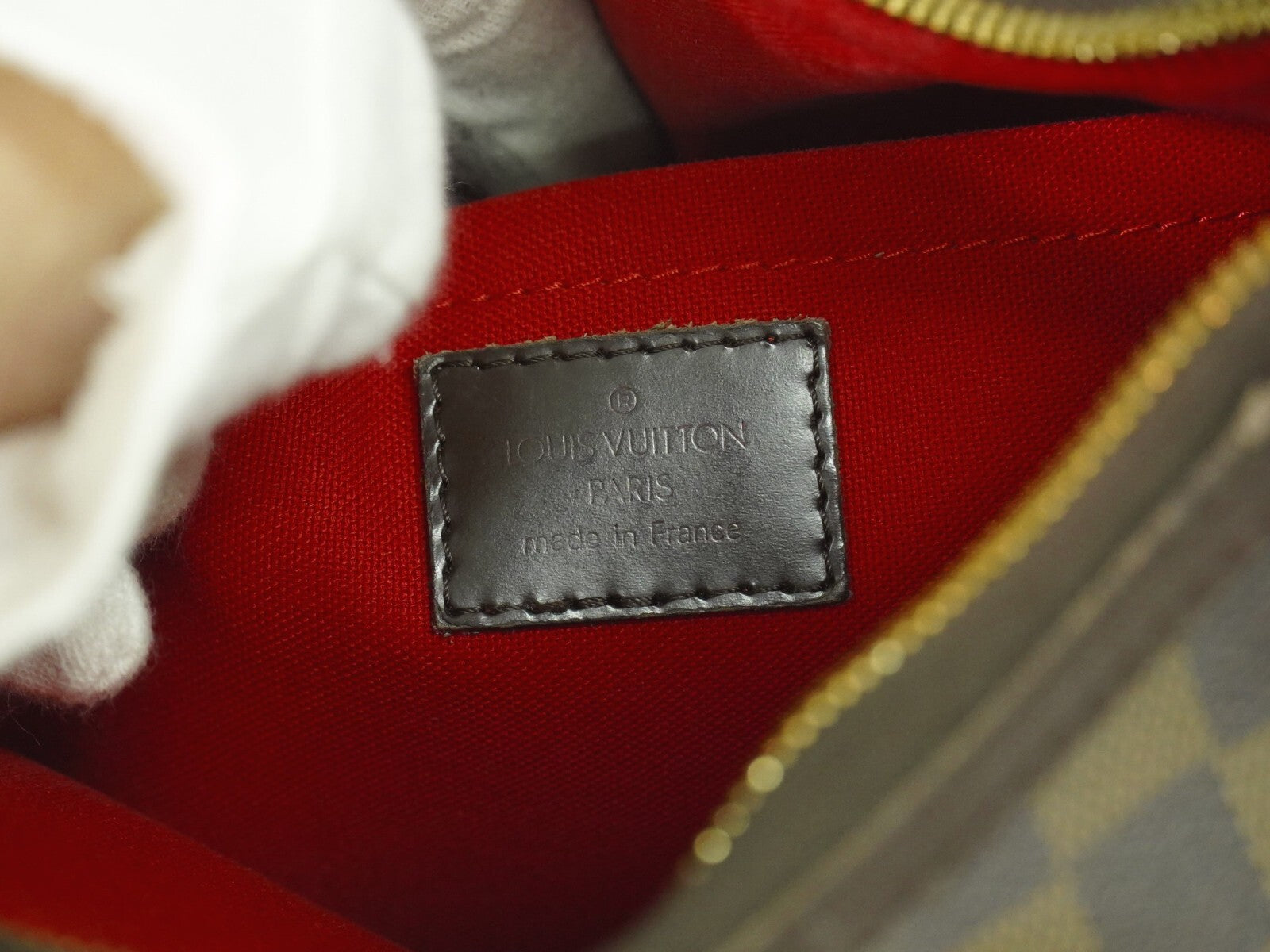 Louis Vuitton Thames Handbag Damier Brown Canvas Bag