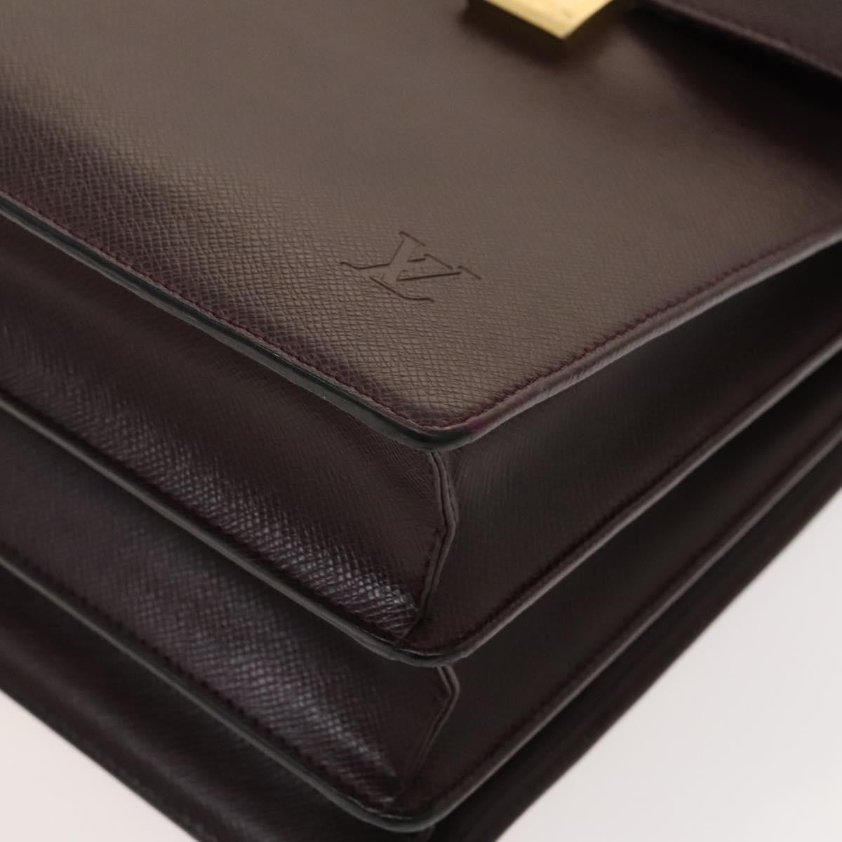 Louis Vuitton Rendez-Vous Shoulder Bag Monogram Metal Calfskin Brown Leather Bag