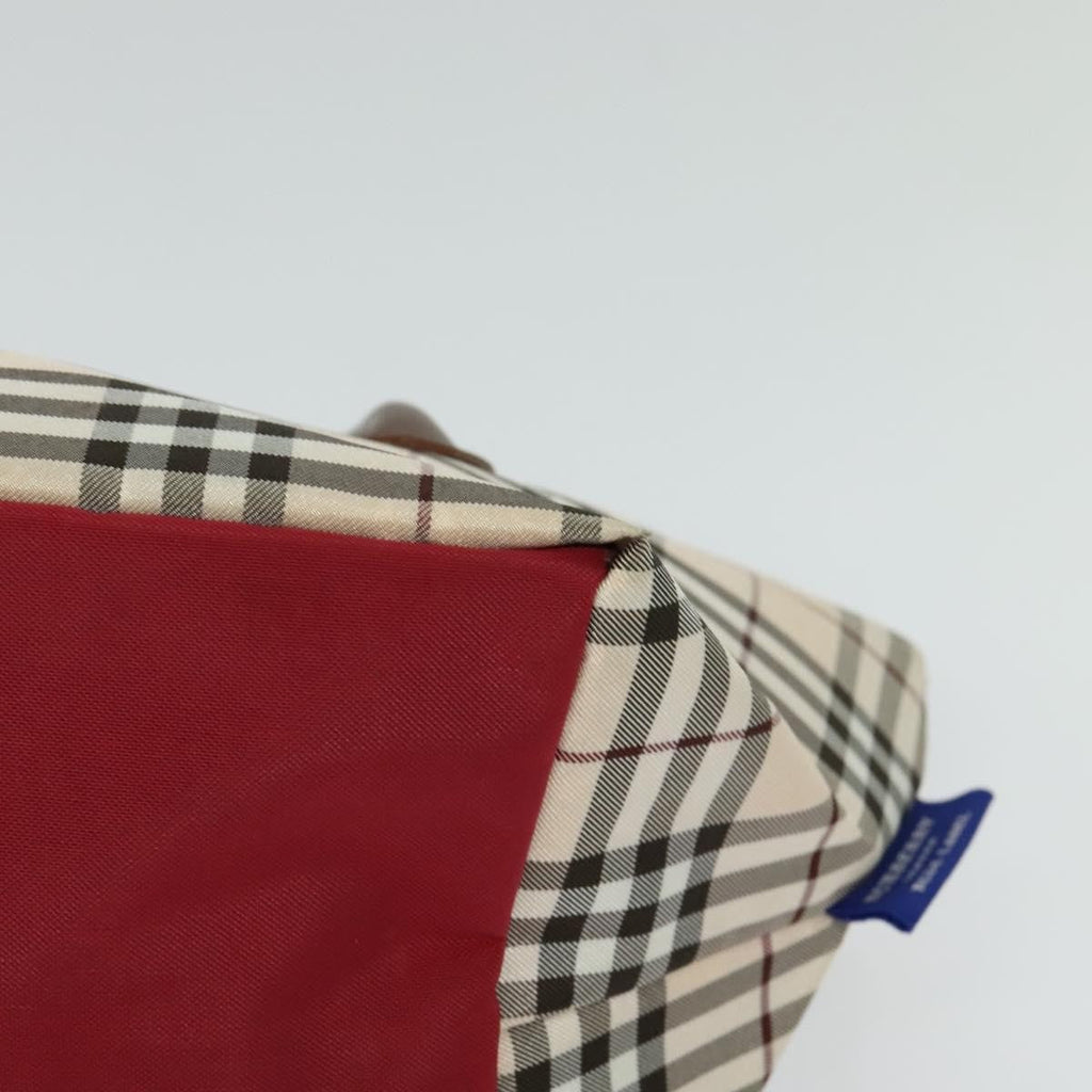 Burberry Nova Check Blue Label Nylon Beige Nylon Tote Bag