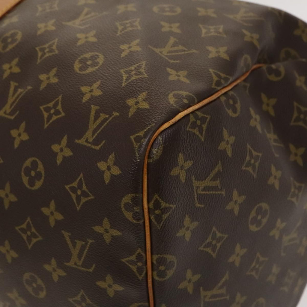 Louis Vuitton Keepall Bag Monogram Canvas Brown Canvas Travel Bag