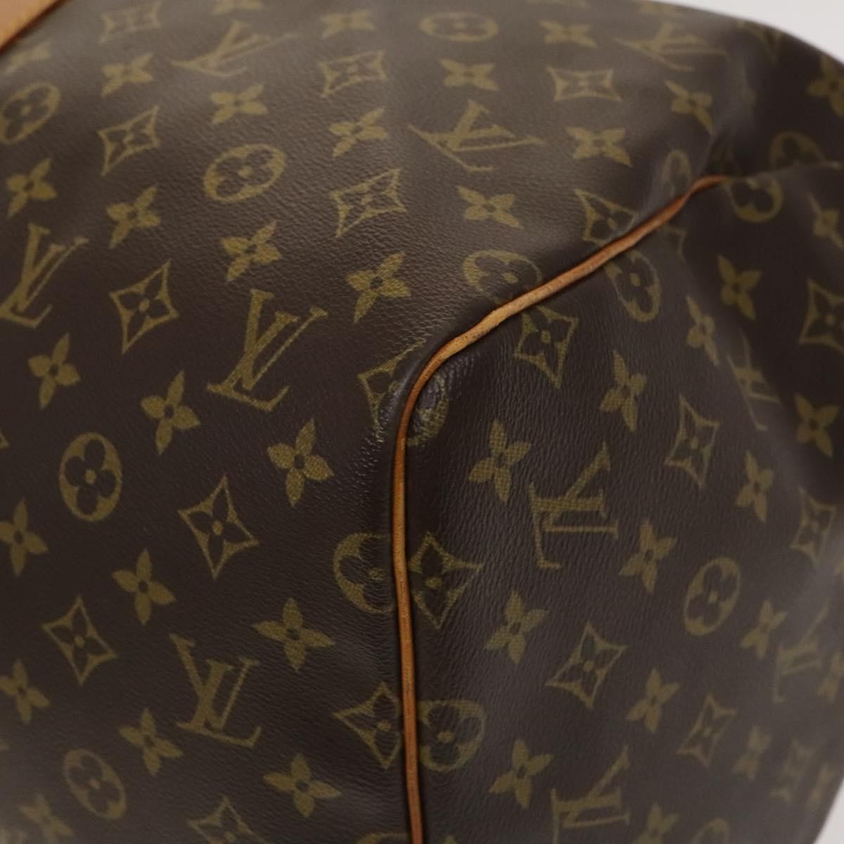 Louis Vuitton Keepall Bag Monogram Canvas Brown Canvas Travel Bag