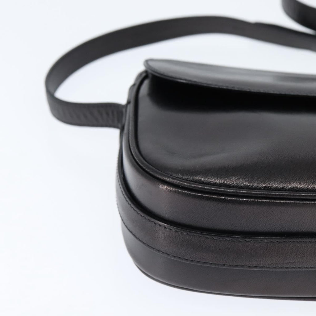 Celine Vintage Triomphe Shoulder Bag Leather Brown Leather Shoulder Bag Bag