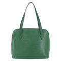 Louis Vuitton Lussac Handbag Epi Leather Green Leather Shoulder Bag