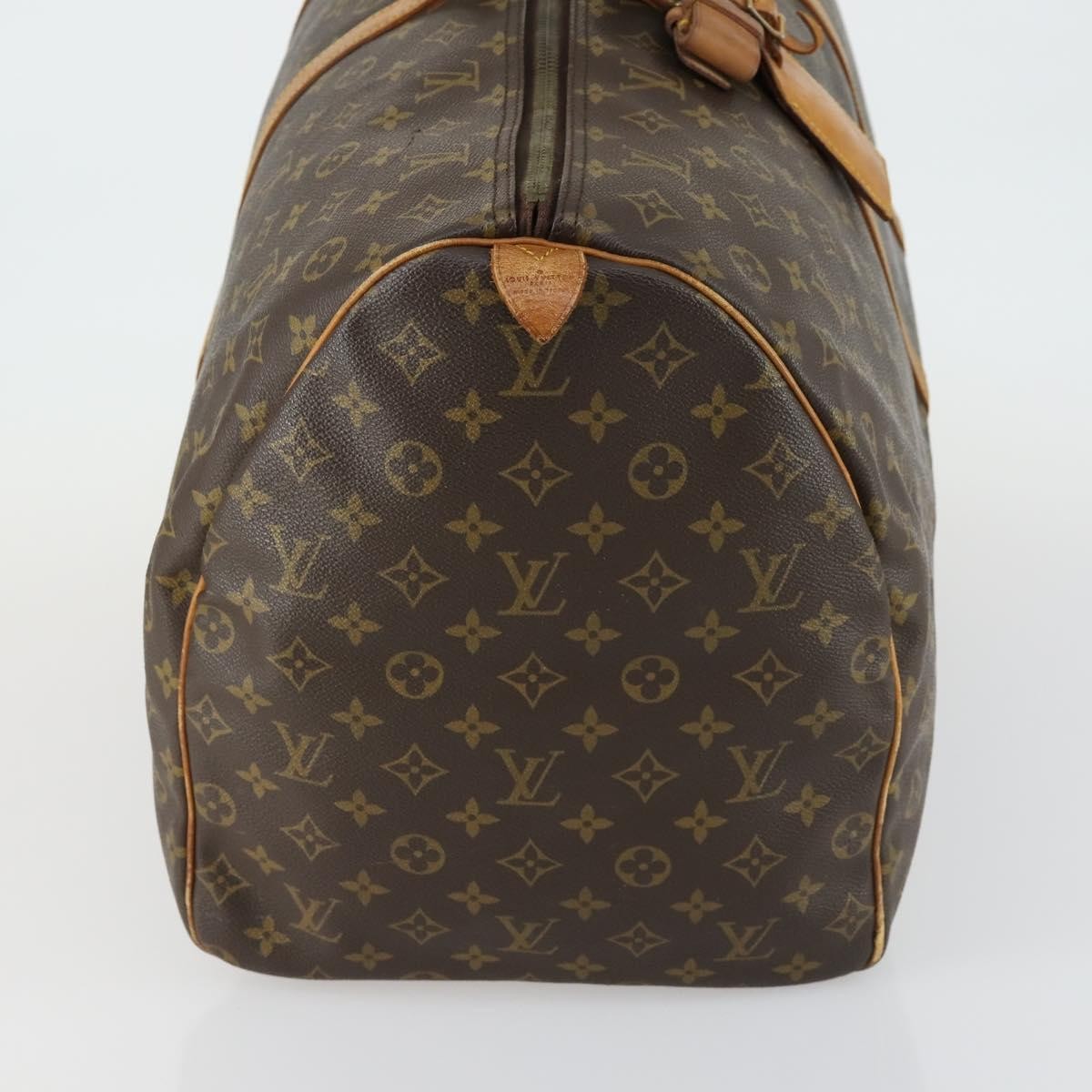 Louis Vuitton Keepall Bag Monogram Canvas Brown Canvas Travel Bag
