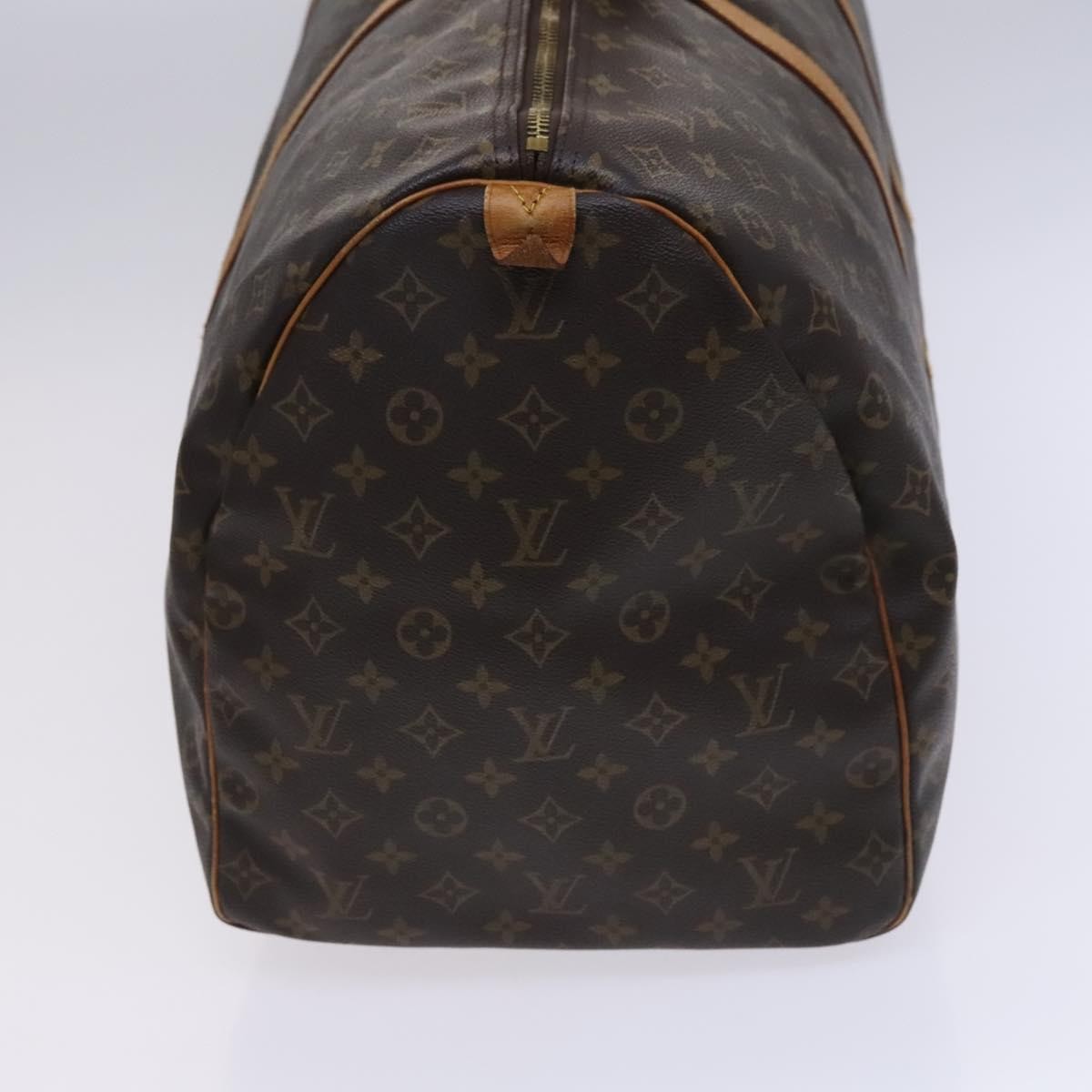 Louis Vuitton Keepall Bag Monogram Canvas Brown Canvas Travel Bag