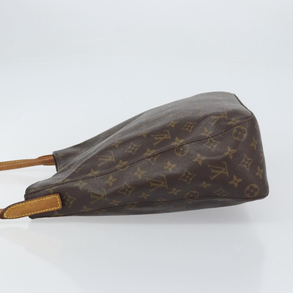 Louis Vuitton Monogram Looping Handbag Monogram Canvas Brown Canvas Shoulder Bag