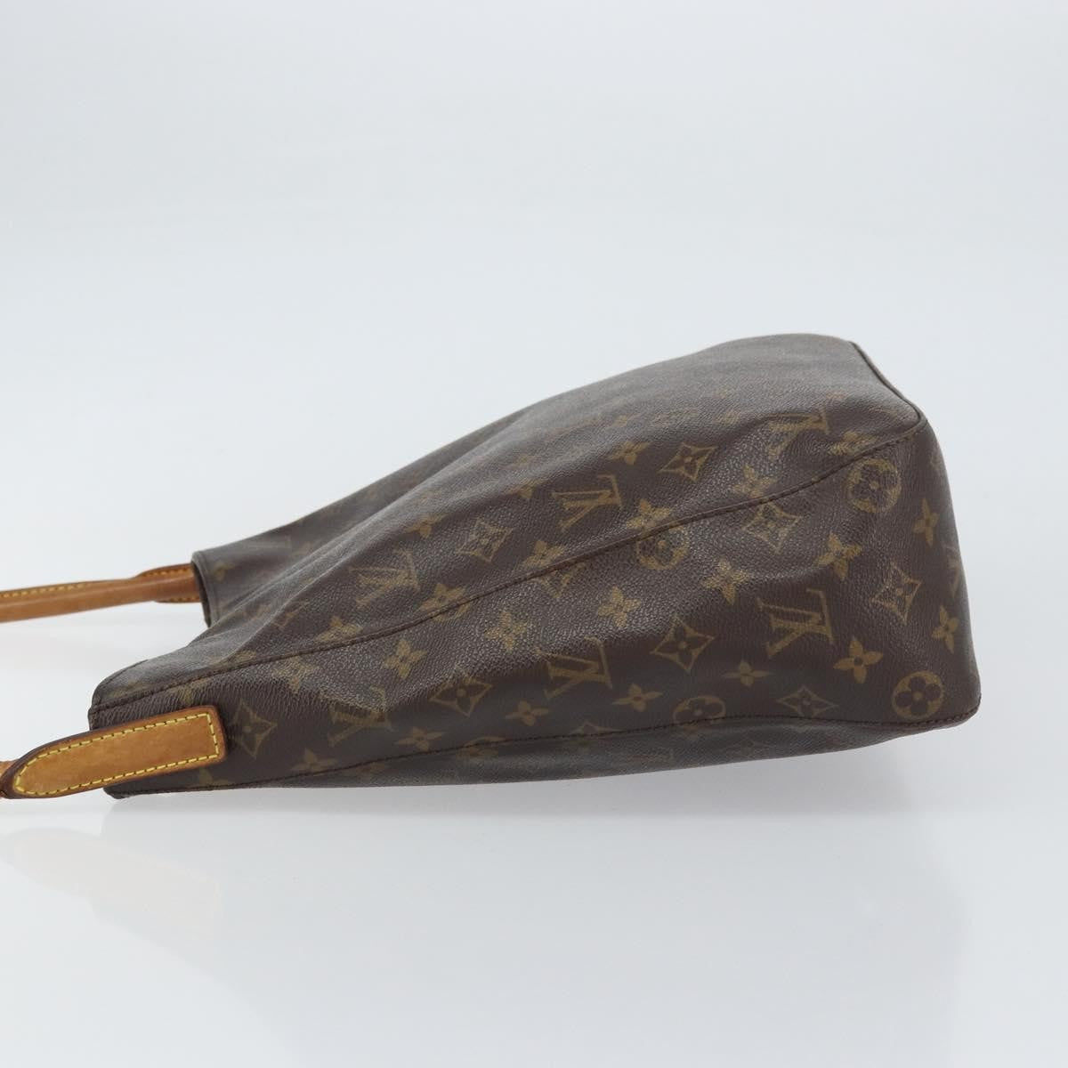 Louis Vuitton Monogram Looping Handbag Monogram Canvas Brown Canvas Shoulder Bag