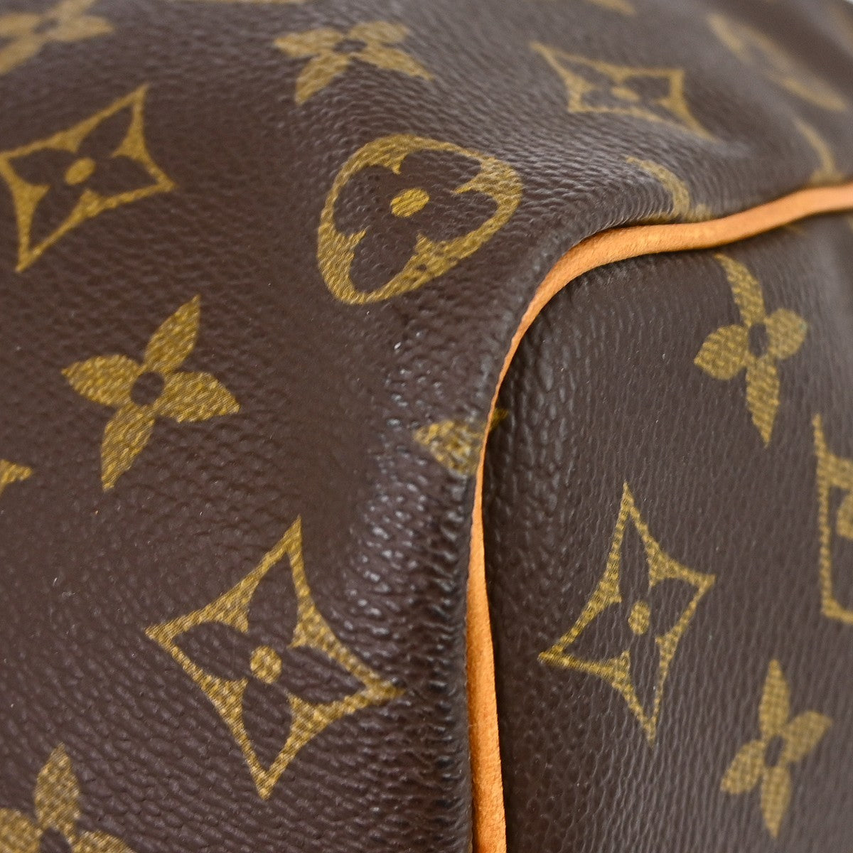 Louis Vuitton Keepall Bandouliere Bag Monogram Canvas Brown Canvas Handbag