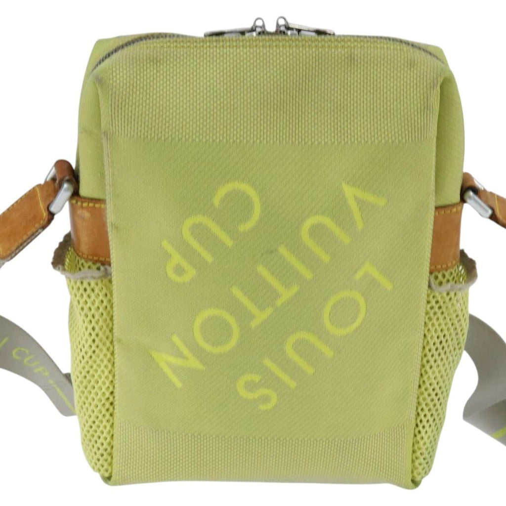 Louis Vuitton Cup Weathery Bag Damier Geant Canvas Yellow Canvas Shoulder Bag
