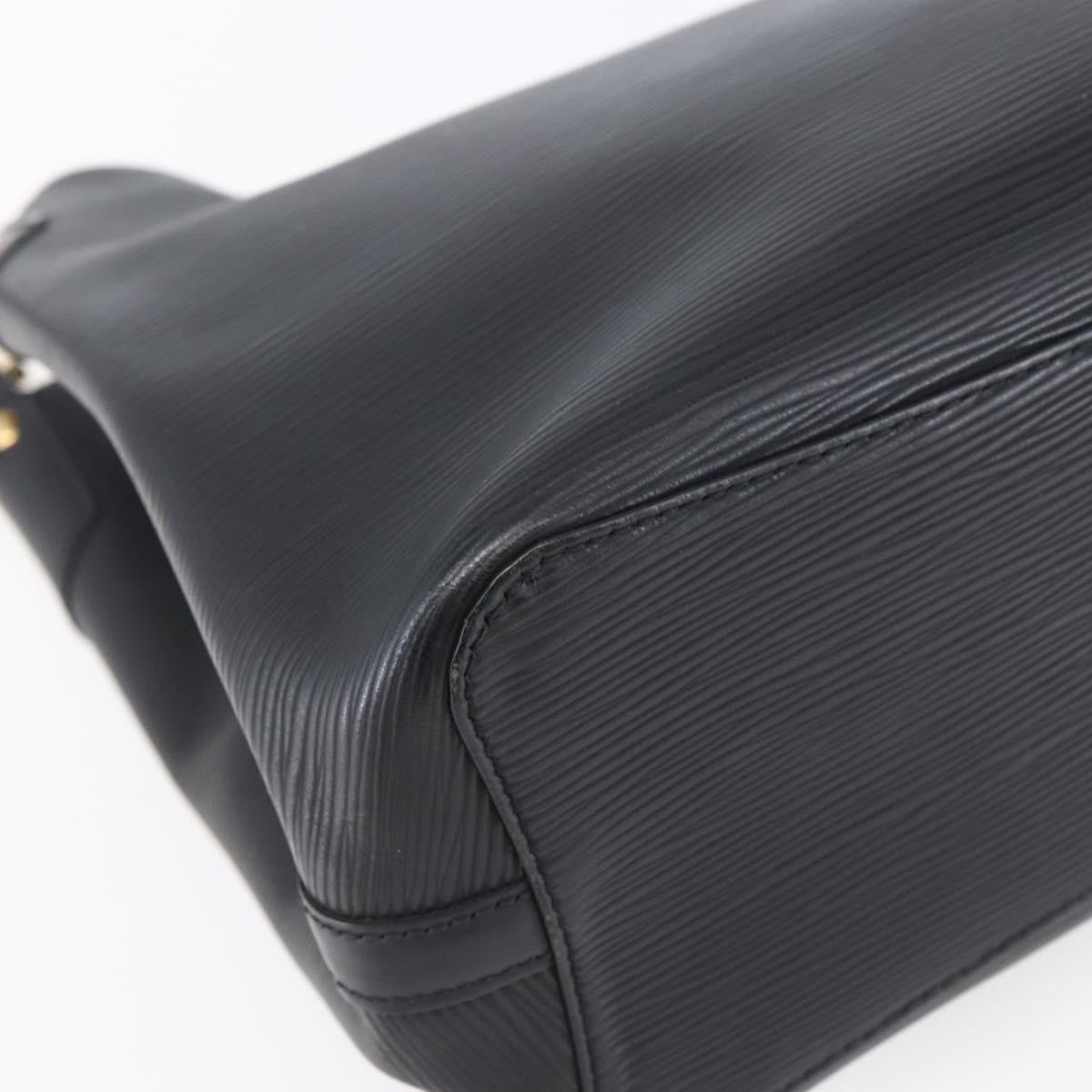 Louis Vuitton Mandara Handbag Epi Leather Black Leather Shoulder Bag
