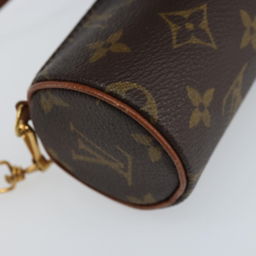 Louis Vuitton Papillon Pochette Monogram Canvas Brown Canvas Clutche & Pouche Bag