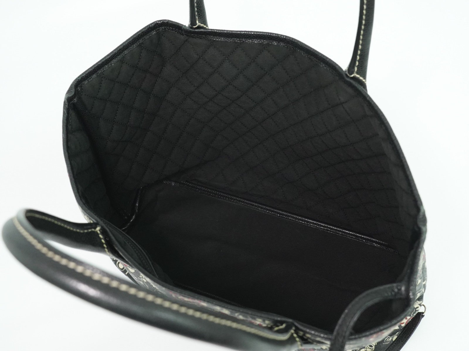 Chanel Optic Coco Tote Printed Coated Canvas With Caviar Multicolour Canvas Tote Bag Bag
