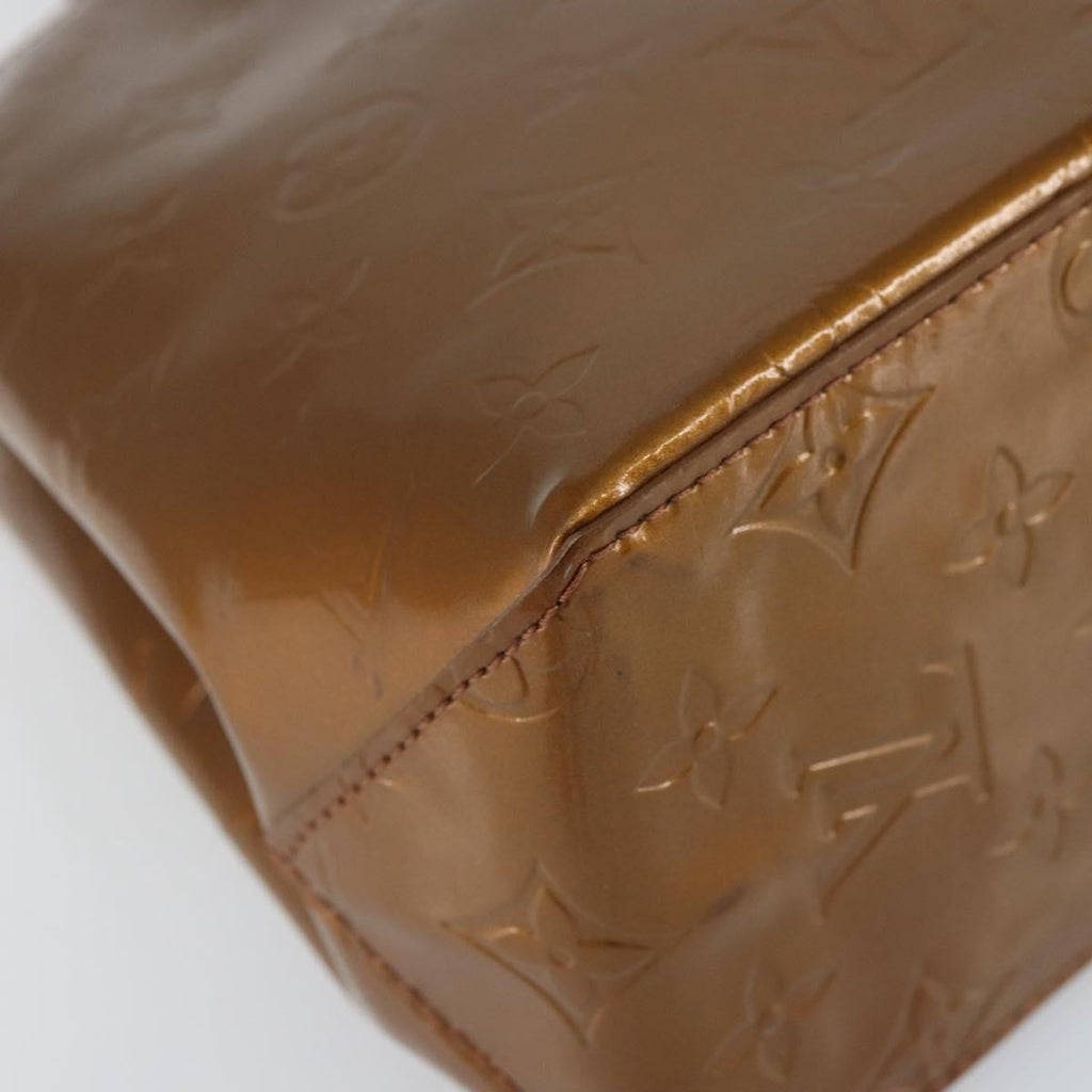 Louis Vuitton Reade Handbag Monogram Vernis Brown Patent_Leather Tote Bag